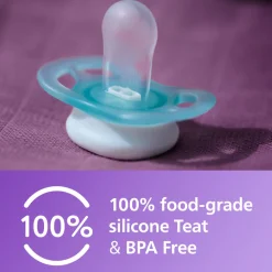 Philips Avent Sut Ultra start, 0-2 m, lysegrøn/lyseblå- Sutter