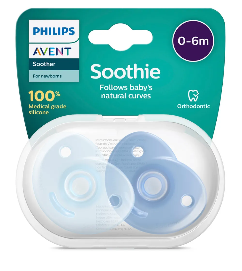 Philips Avent Sut dreng 0-6 mdr. 2-pk- Sutter