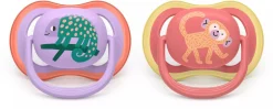 Philips Avent Sut Ultra air, +18 m, rød/lilla- Sutter