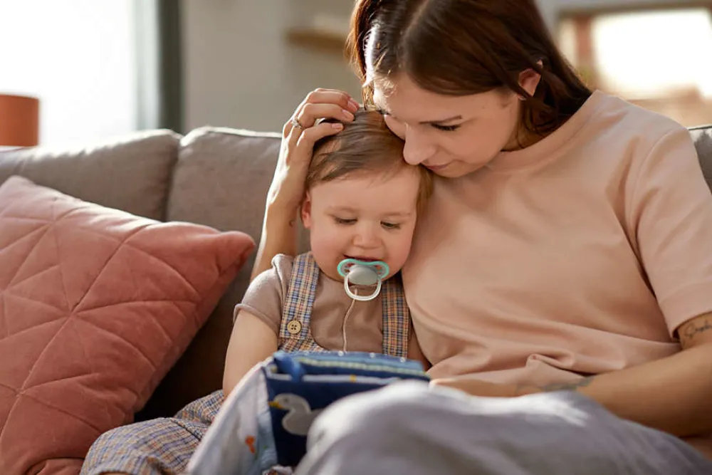 Philips Avent Sut, Ultra Air, 18 mdr.+ beige / douchet blå 2 pk- Sutter