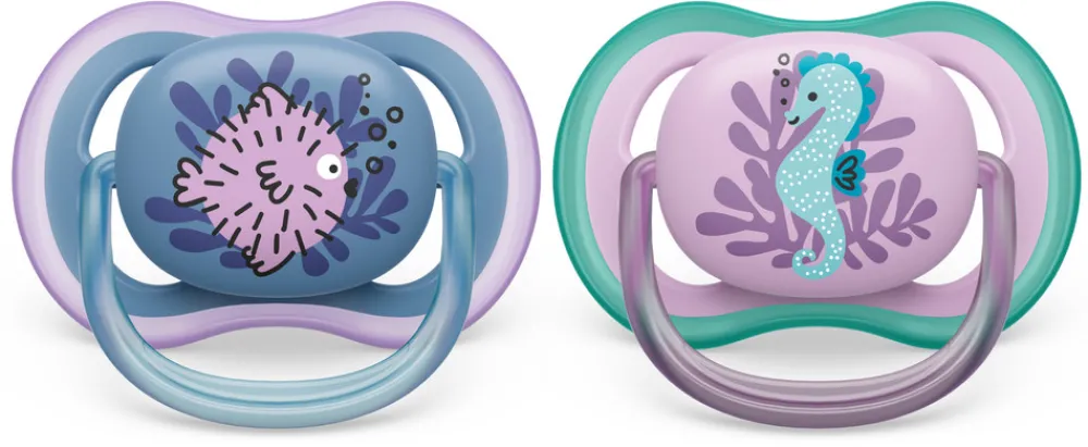 Philips Avent Sut, Ultra Air 6-18 mdr. 2-pk- Sutter