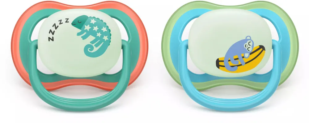 Philips Avent Sut Ultra air, Nat, 6-18 m, blå/turkis- Sutter