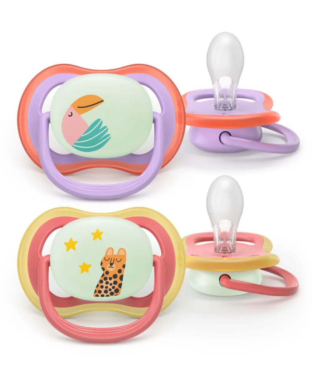 Philips Avent Sut Ultra air, Nat, +18 m, lilla/lyserød- Sutter