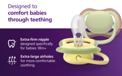 Philips Avent Sut Ultra air, Nat, +18 m, lilla/lyserød- Sutter