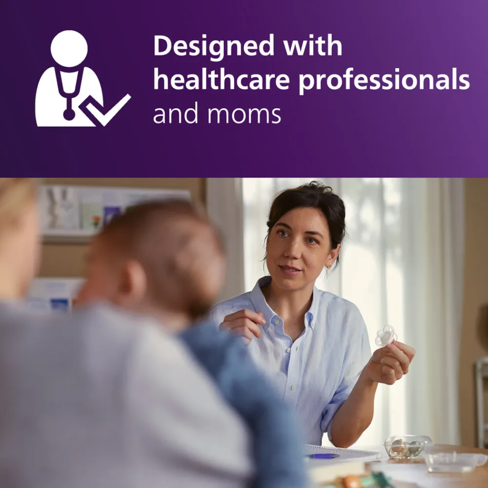 Philips Avent Sut Ultra air, Nat, 6-18 m, lyserød/lysegrøn- Sutter