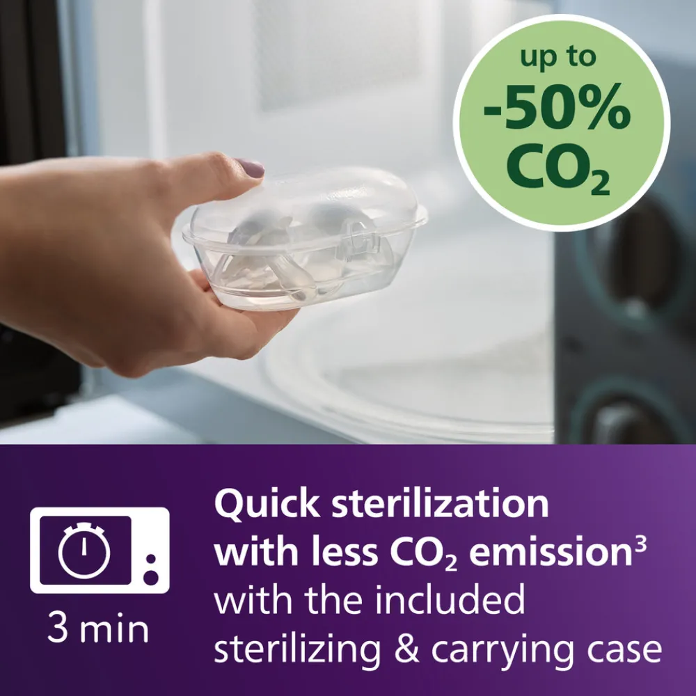 Philips Avent Sut Ultra air, Nat, 0-6 m, lyseblå/lysegrøn- Sutter