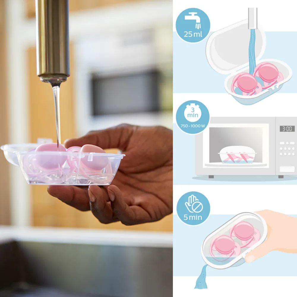 Philips Avent Sut, Ultra Air Nat 18 mdr+. 2-pk- Sutter