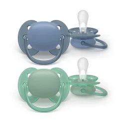 Philips Avent Sut Ultra soft, 6-18 m, grå/grøn- Sutter