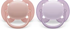Philips Avent Sut, Ultra Soft 0-6 mdr. 2-pk- Sutter
