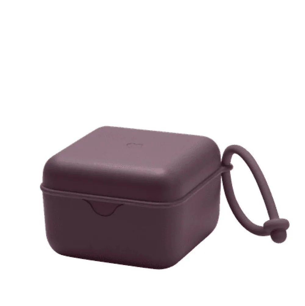 BIBS Sutte Boks Plum- Suttesnore Og Suttebokse