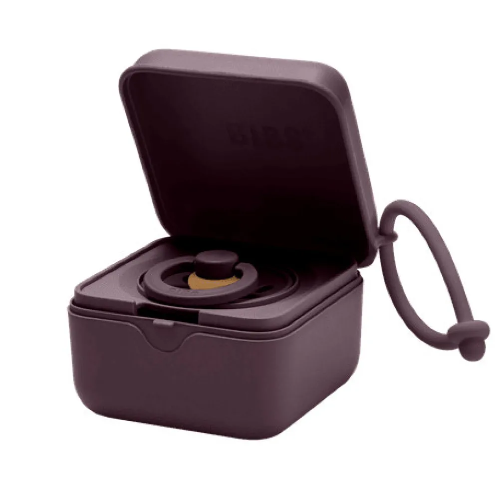 BIBS Sutte Boks Plum- Suttesnore Og Suttebokse