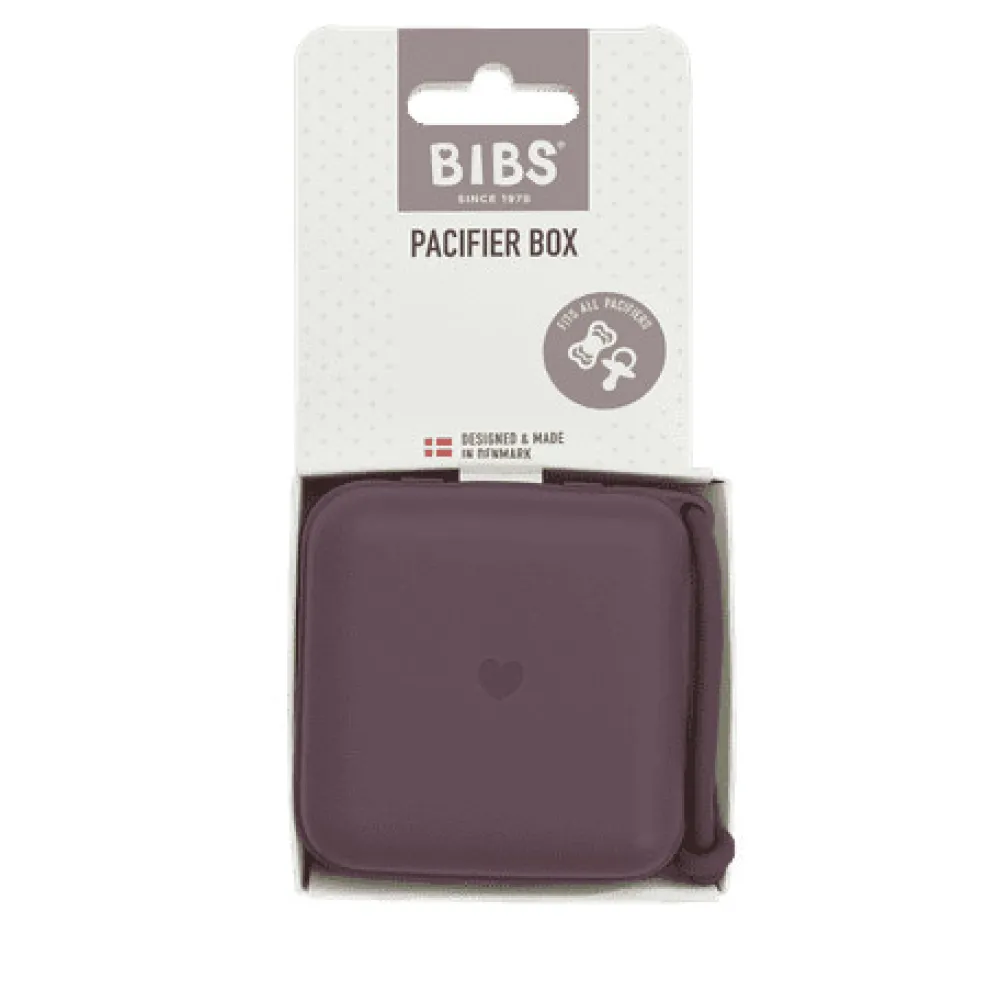 BIBS Sutte Boks Plum- Suttesnore Og Suttebokse