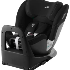 Britax Römer Swivel autostol - Space Black- Autostole Med Integreret Baser|Autostole 40-150 Cm (0-12 År)