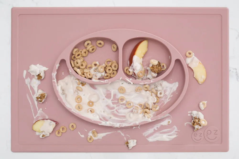 EZPZ Tallerken Happy Mat - Blush- Service