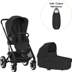 Cybex Talos S lux kombivogn - black inkl. platinum kørepose- Kombivognspakker