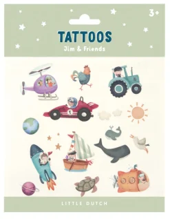 Little Dutch Tatoveringer Jim & Friends- Neglelak & Tatoveringer
