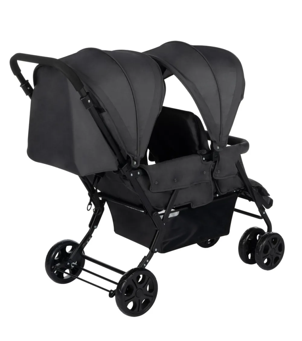 Bebeconfort Teamy - Mineral graphite- Søskende/Tvillingevogne