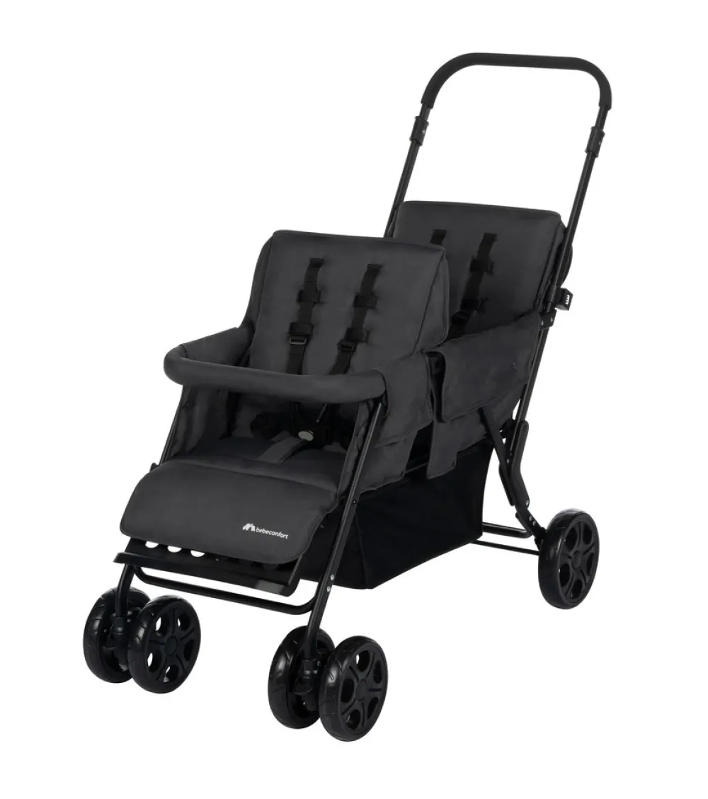 Bebeconfort Teamy - Mineral graphite- Søskende/Tvillingevogne