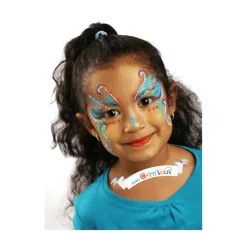 GRIM TOUT Teatersminke - 9 farver - Enhjørning- Ansigtsmaling