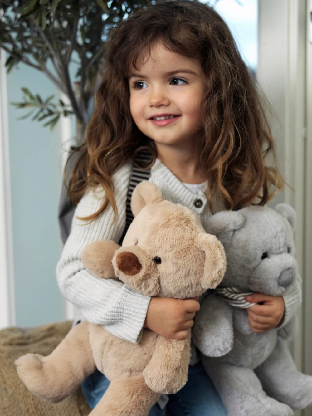 Teddykompaniet Teddies - Malte, Beige- Bamser