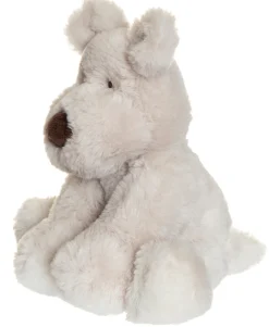 Teddykompaniet Teddy Mocca lille, hund grå, 18 cm- Bamser