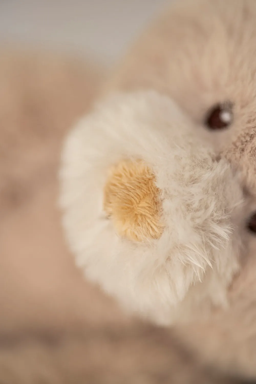 Teddykompaniet Teddybamse Mocca stor, beige, 34 cm- Bamser