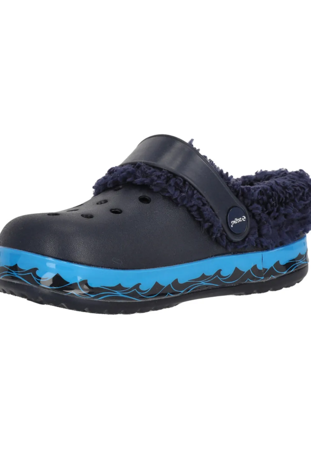 ZIG ZAG Telar lukket sandal varm m/lys - Estate Blue- Hjemmesko|Sandaler Med Lukket Tå