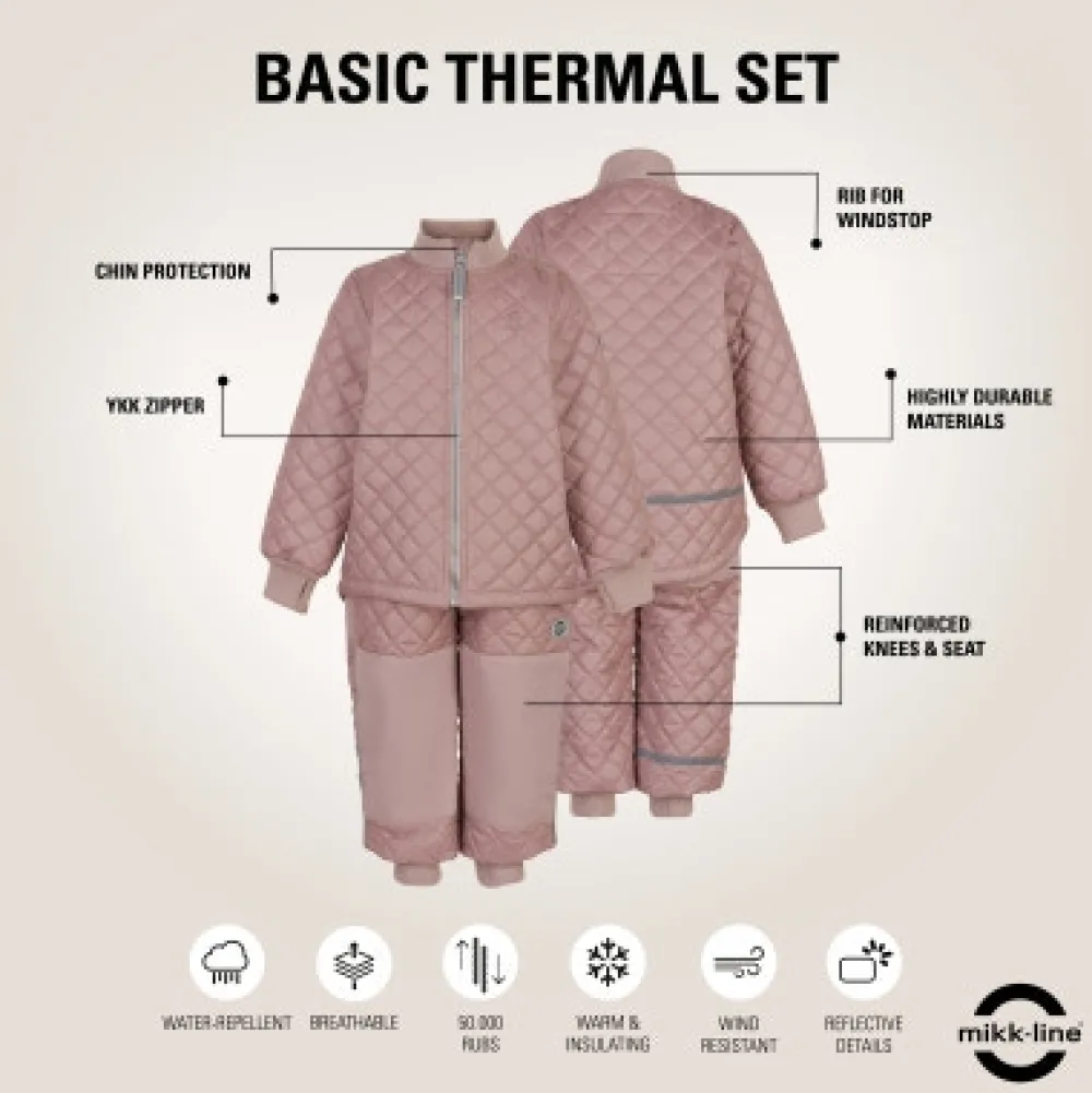 Mikk-Line Termosæt - Adobe Rose- Termotøj