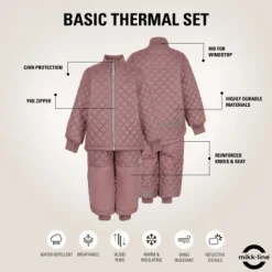 Mikk-Line Termosæt - BURLWOOD- Termotøj