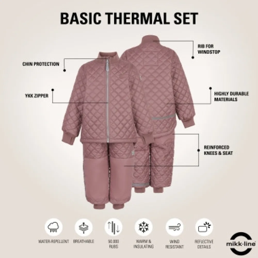 Mikk-Line Termosæt - BURLWOOD- Termotøj