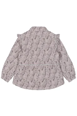 Mikk-Line Termosæt med flæse - Cloud gray- Termotøj