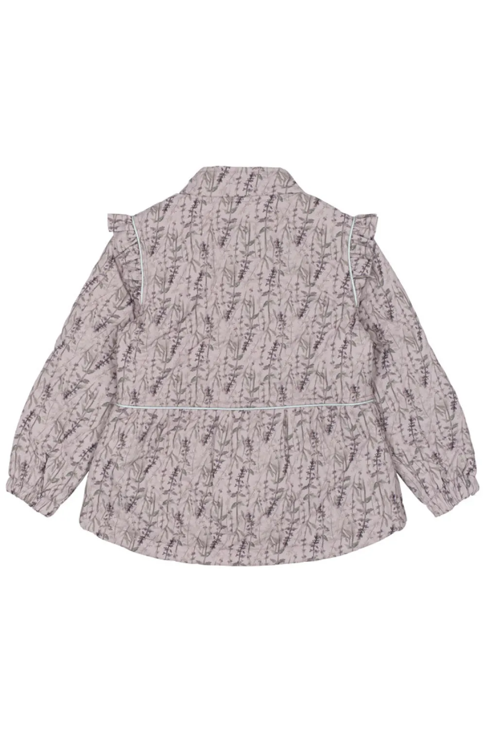 Mikk-Line Termosæt med flæse - Cloud gray- Termotøj