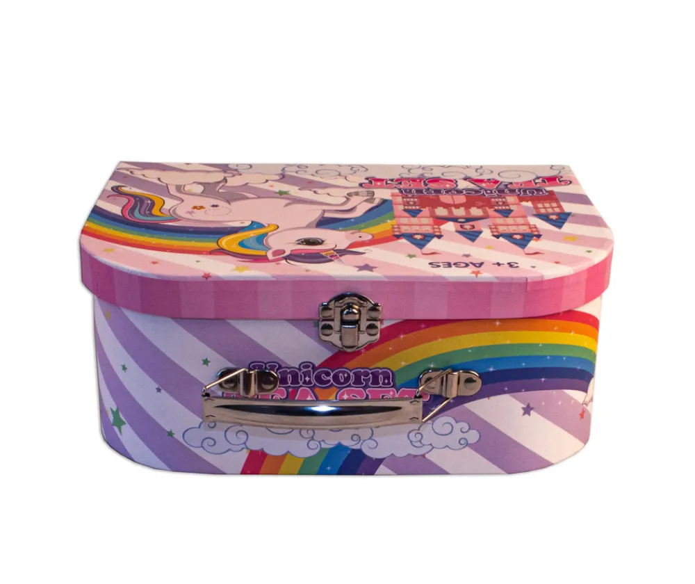 Magni Tesæt i kuffert med enhjørning motiv- Køkkenleg