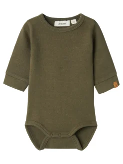 Lil' Atelier Thoro ls slim body - KALAMATA- Bodystocking Langærmet