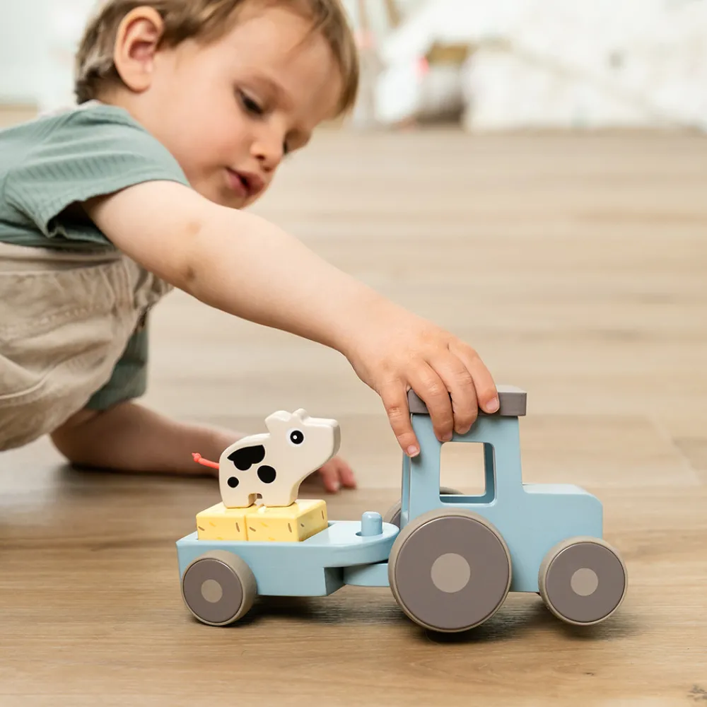 Done By Deer Tiny farm traktor Dotti Blå- Traktorer & Fly