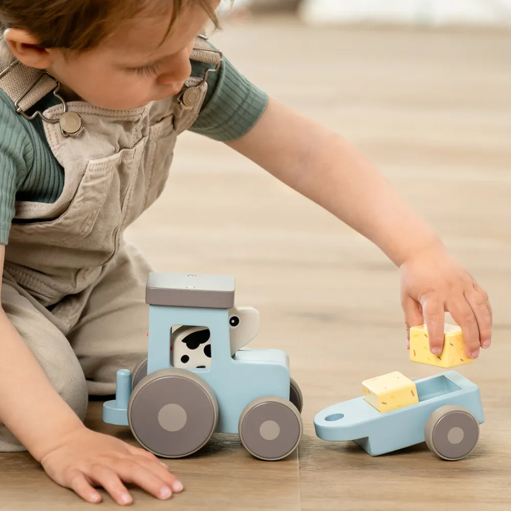 Done By Deer Tiny farm traktor Dotti Blå- Traktorer & Fly