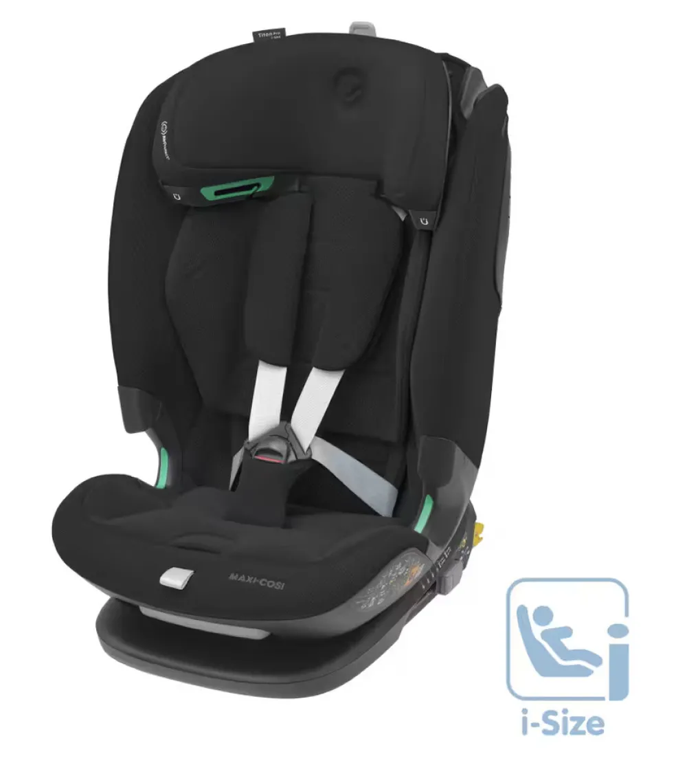 Maxi-Cosi Titan Pro2 I-Size - authentic black- Autostole 76-150 Cm (15 Mdr.-12 År)