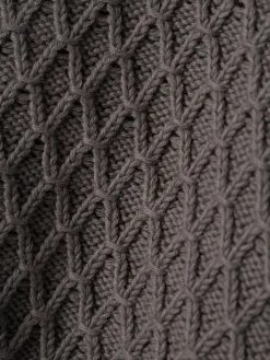 Lil' Atelier Tobie ls strik - PEWTER- Cardigans, Veste & Trøjer