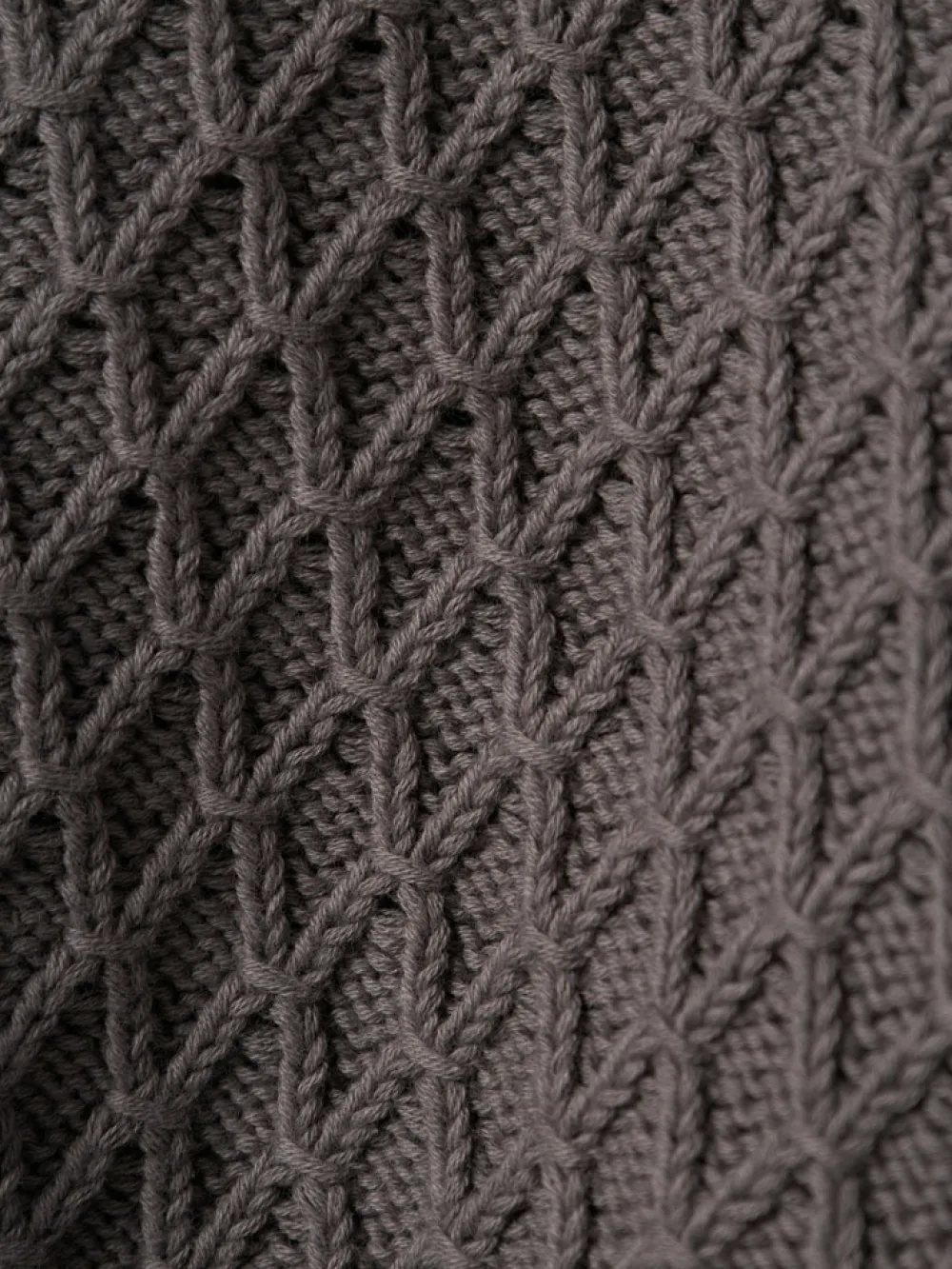 Lil' Atelier Tobie ls strik - PEWTER- Cardigans, Veste & Trøjer