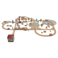 Little Dutch Togbanesæt- Togbaner & Tog