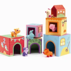 Djeco Topanifarm- Stabelklodser