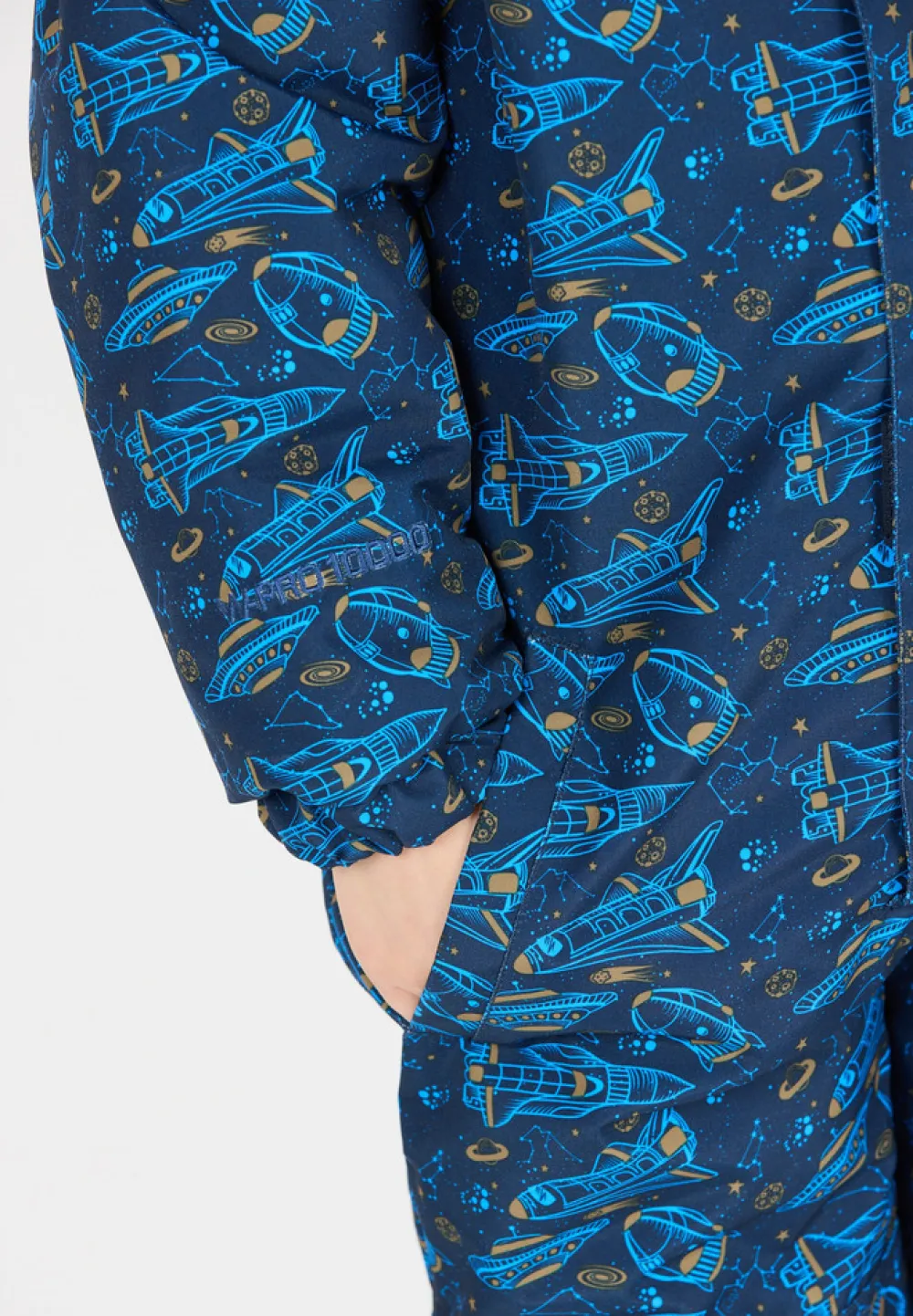 ZIG ZAG Tower Printet flyverdragt W-PRO 10000 - Navy- Flyverdragter