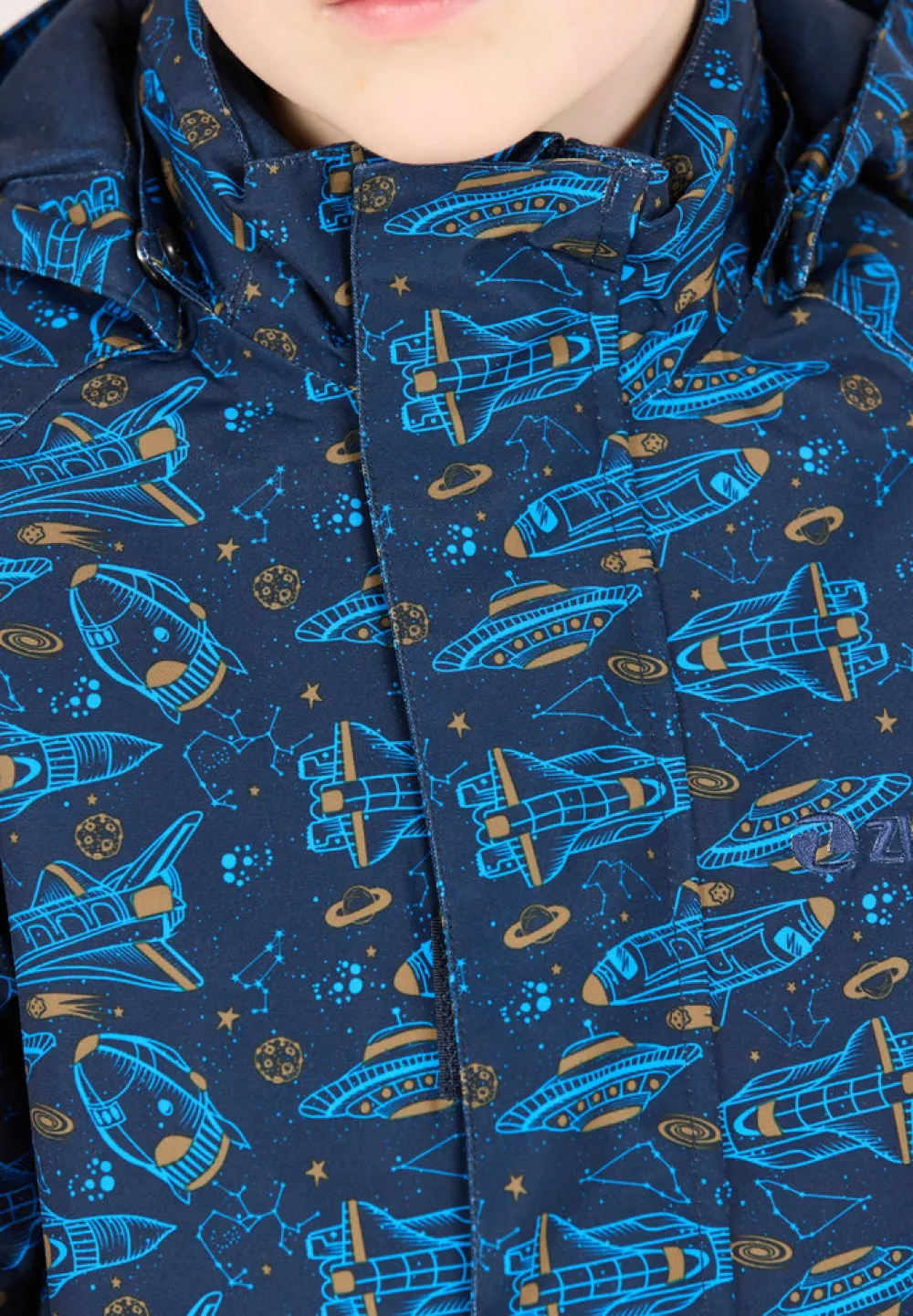 ZIG ZAG Tower Printet flyverdragt W-PRO 10000 - Navy- Flyverdragter