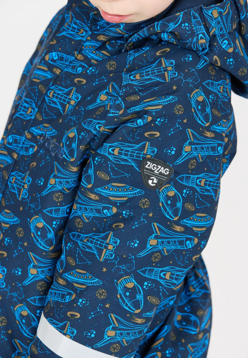 ZIG ZAG Tower Printet flyverdragt W-PRO 10000 - Navy- Flyverdragter