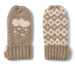 Wheat Towsi Jacquard Luffer - Grey camel melange- Luffer & Vanter