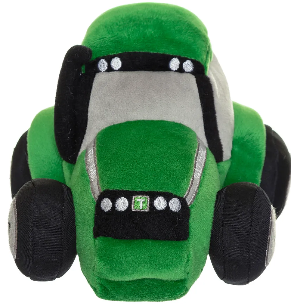 Teddykompaniet Traktor i plys grøn, 18 cm- Bamser