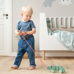 Done By Deer Trækdyr Croco Grøn- Trækdyr