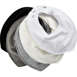 Pippi Tørklædesmæk - Ensfarvet 5-Pak - 100- Hagesmække|Savlesmække