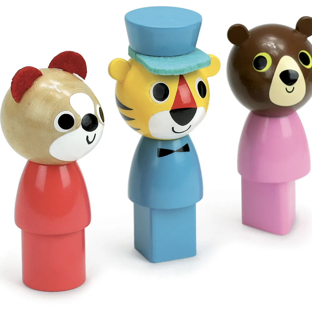 Vilac Træklegetøj - Bus- Trælegetøj|Trækdyr