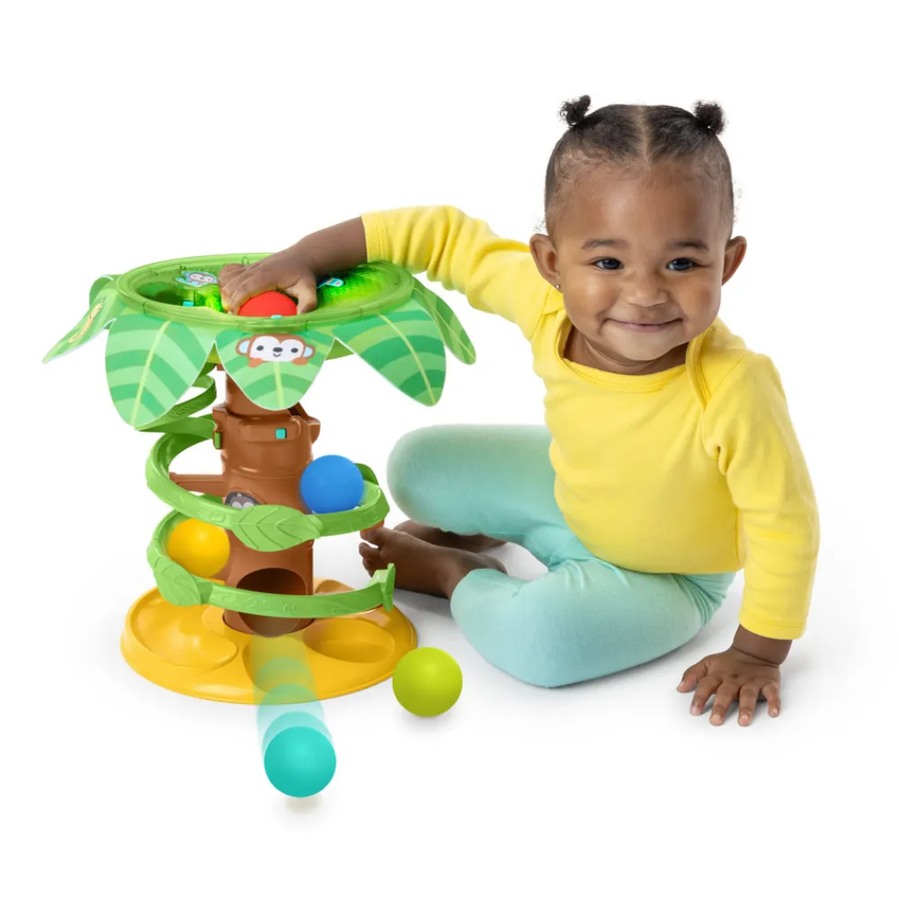 Bright Starts Tropical Twirl kuglebane legetøj- Kuglebaner